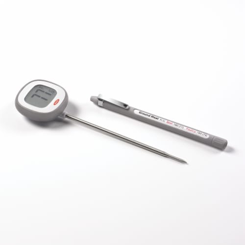 OXO Soft Works Digital Instant Read Thermometer - Gray/White Perspective: left