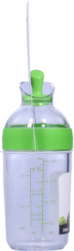 OXO Soft Works Little Salad Dressing Shaker - Green/Clear Perspective: left
