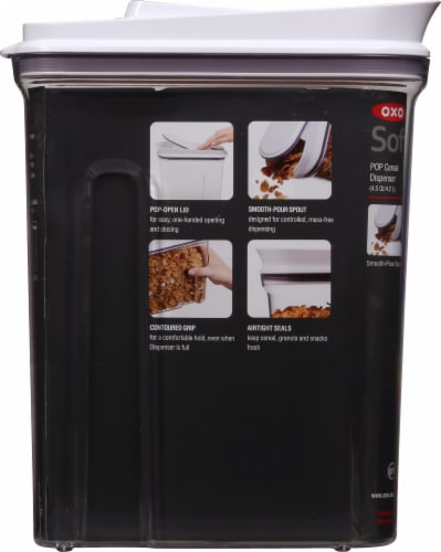 OXO Soft Works POP Large Cereal Dispenser Perspective: left