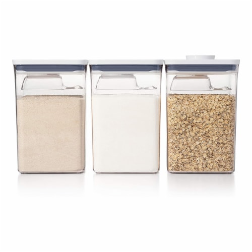 OXO Good Grips Bulk Storage Pop Container Set - Clear, 6 pc - QFC