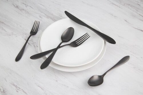 Cambridge Silversmiths Flatware - Black Perspective: left