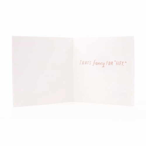 Hallmark Anyday Card (#32): Studio Ink Greeting Card - Bon Jour Perspective: left