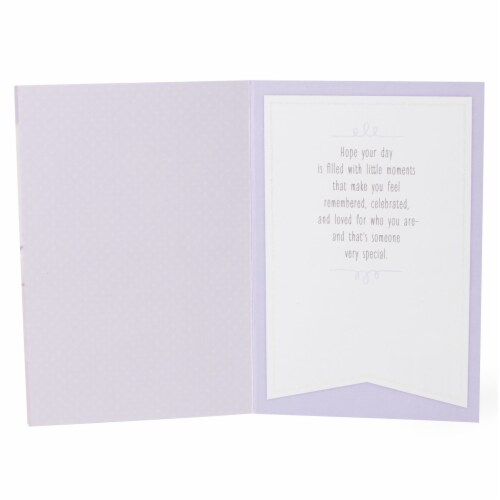 Hallmark #8 Birthday Card (Confetti Balloons) Perspective: left