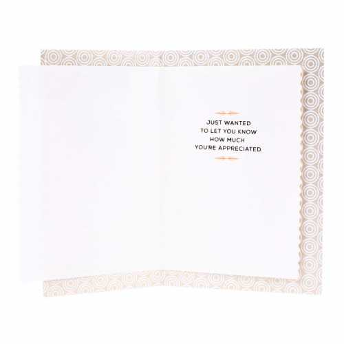 Hallmark #19 Thank You Card (You're Appreciated) Perspective: left