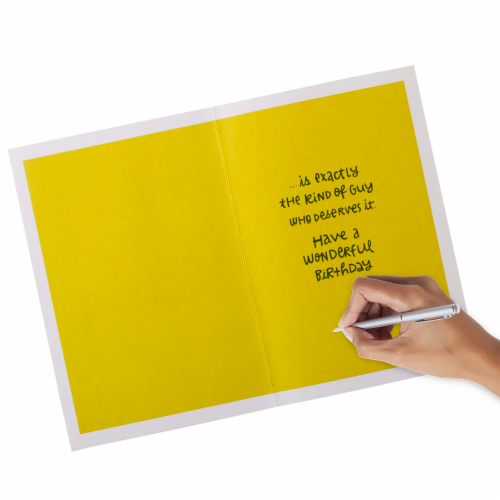 Hallmark #10 Birthday Card for Him (Extra Attention) Perspective: left