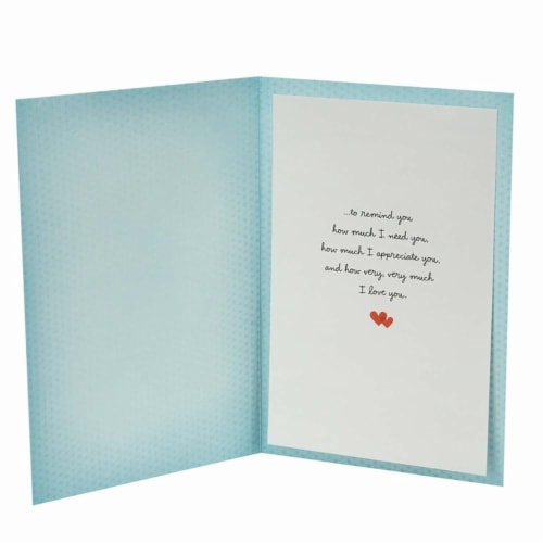 Hallmark Love Card (#20): Love Note Greeting Card Perspective: left