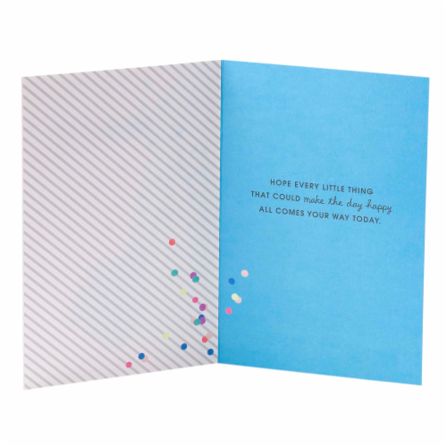 Hallmark #11 Birthday Card (Envelope with Confetti) Perspective: left