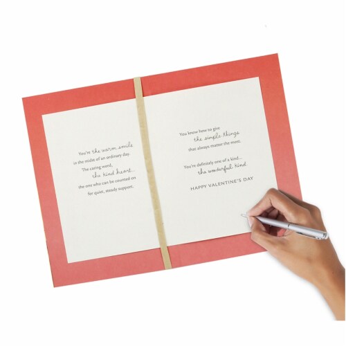 Valentine's Day Card #42: Hallmark Valentine's Day Card (One of a Kind) Perspective: left
