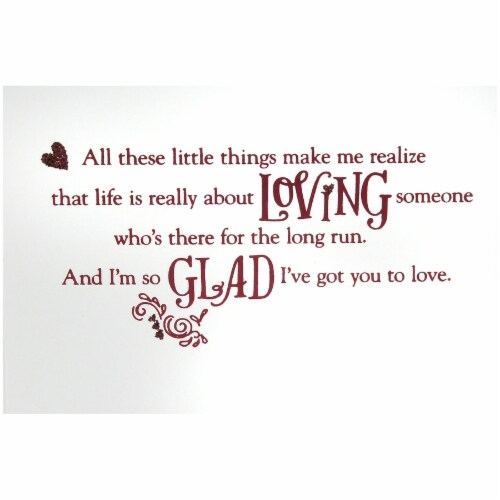 Valentine's Day Card #43: Hallmark Valentine's Day Card for Husband (Little Things) Perspective: left