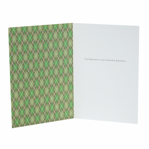 Father's Day Card #59: Hallmark Signature Romantic for Husband Golf Perspective: left