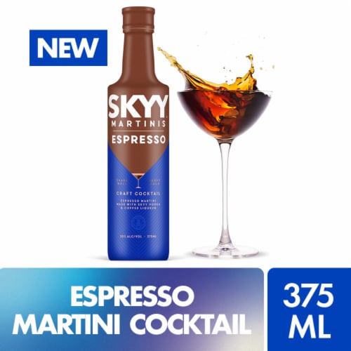 SKYY Vodka Espresso Martini Ready-to-Serve, 375 ml Perspective: left