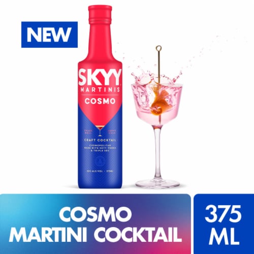 SKYY® Vodka Cosmo Martini Ready-to-Serve Perspective: left
