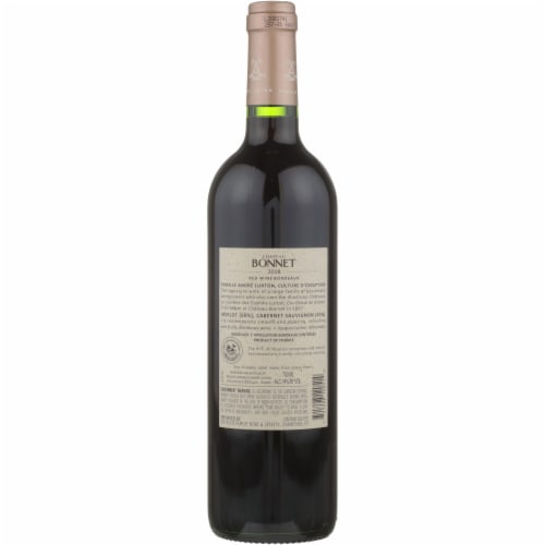 Chateau Bonnet French Red Wine Perspective: left