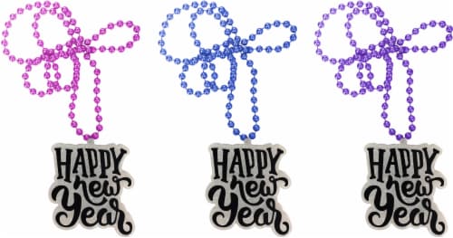 Ya Otta Happy New Year Assorted Flashing Necklace Perspective: left