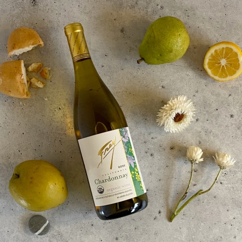 Frey Vineyards Chardonnay California White Wine Perspective: left