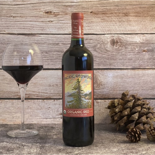 Pacific Redwood Organic Red Blend California Red Wine Perspective: left