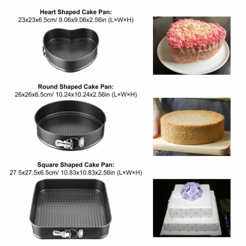 Non-stick Springform Panleakproof Cake Pan With Flat Bottom, For 1