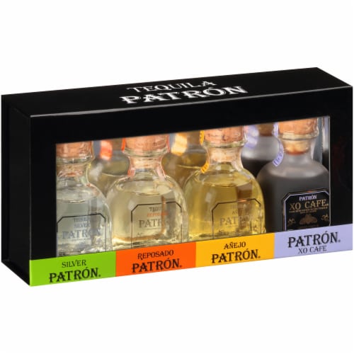 Patron Tequila & Liqueur Variety Pack Perspective: left