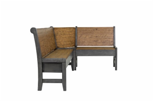 Design Evolution Furniture Inc. Addison Corner Nook Bench Perspective: left