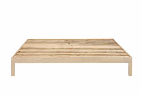 Design Evolution Emerywood King Size Bed Platform Perspective: left