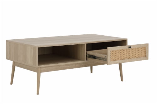 Design Evolution Furniture Inc. Ironwood Coffee Table With Drawer Perspective: left