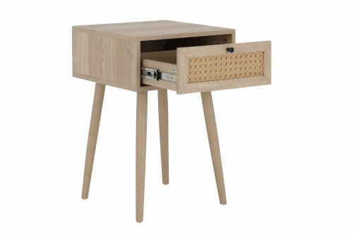 Design Evolution Furniture Inc. Ironwood End Table With Drawer Perspective: left