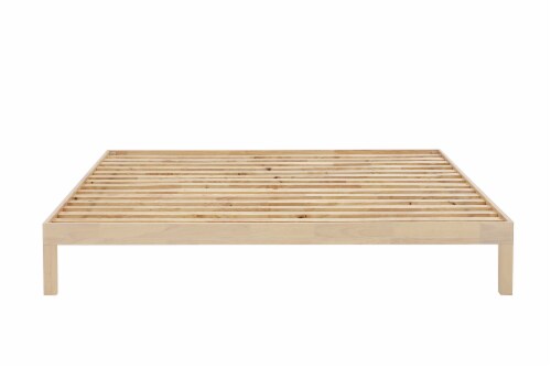 Design Evolution Emerywood Full Size Bed Platform Perspective: left