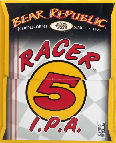 Bear Republic Racer 5 IPA Beer Perspective: left