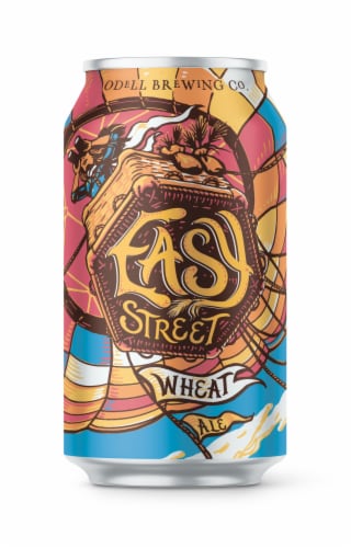 Odell Brewing Easy Street Wheat Ale Perspective: left