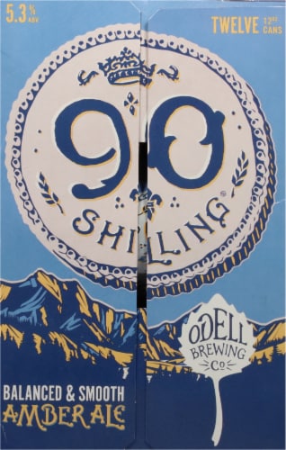Odell Brewing 90 Shilling Ale Perspective: left