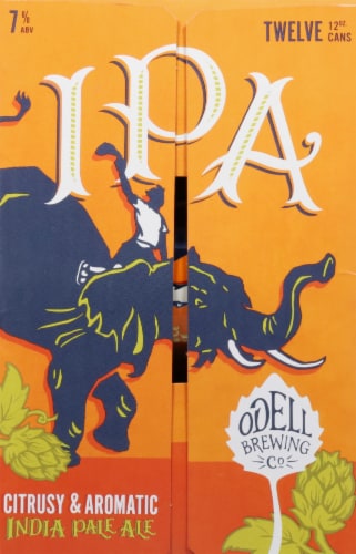 Odell Brewing IPA Craft Beer Perspective: left