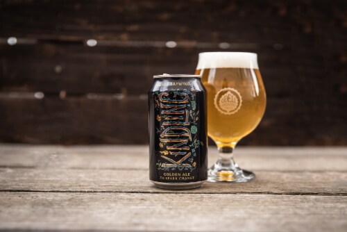 Odell Brewing Kindling Golden Ale Perspective: left
