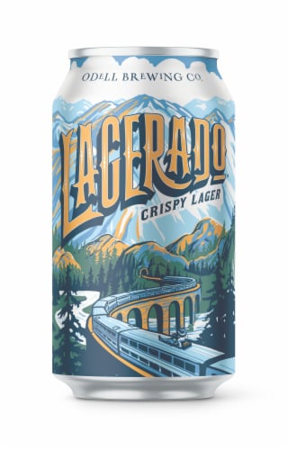 Odell Brewing Lagerado Crispy Lager Perspective: left
