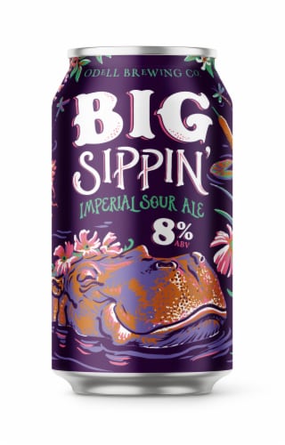 Odell Brewing Big Sippin' Imperial Sour Ale Perspective: left