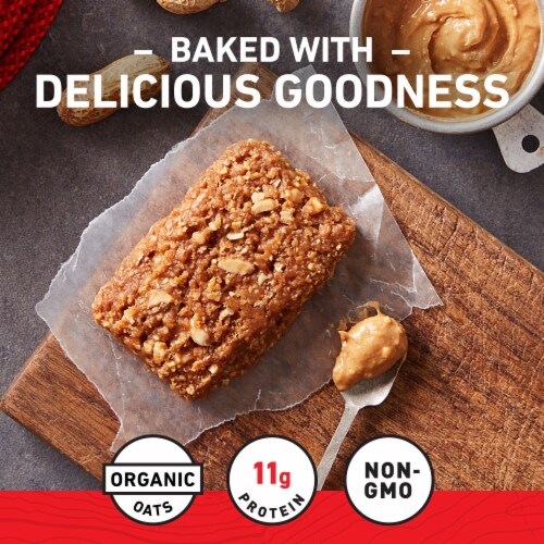 Clif Bar Crunchy Peanut Butter Energy Bar Perspective: left