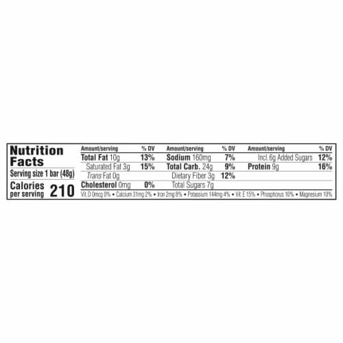 Luna Nutz Over Chocolate Whole Nutrition Bar Perspective: left