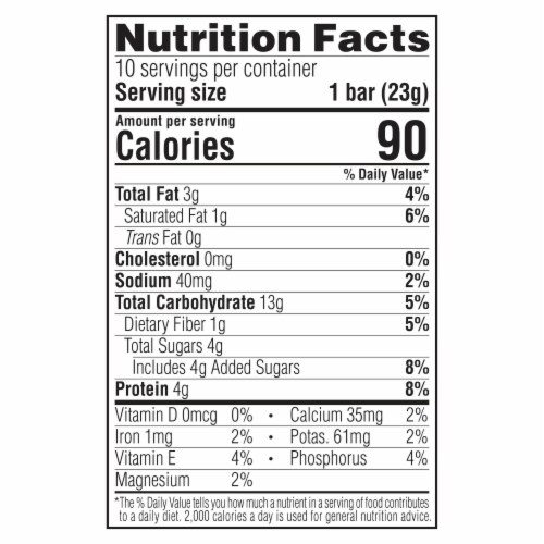LUNA® Minis LemonZest® Whole Nutrition Bars Perspective: left