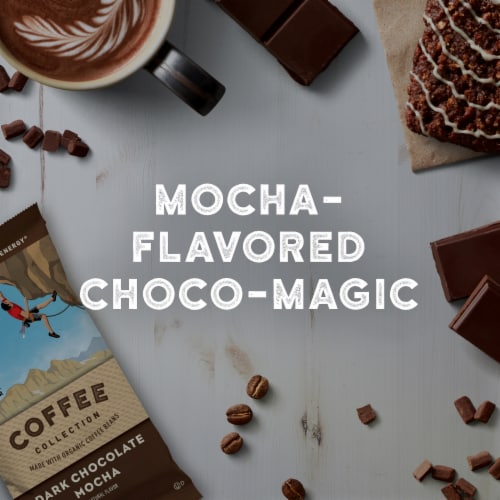 Clif Bar® Coffee Collection Dark Chocolate Mocha Energy Bars Perspective: left