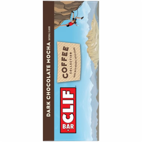 Clif Bar® Coffee Collection Dark Chocolate Mocha Energy Bars Perspective: left