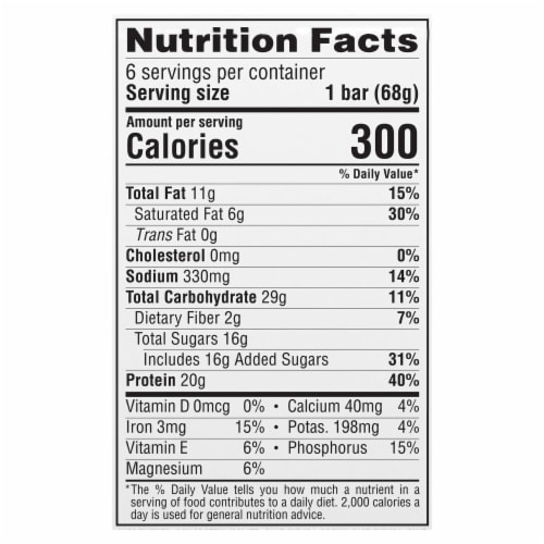 Clif Builders Crunchy Peanut Butter Protein Bars Perspective: left