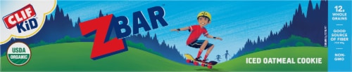 Clif Kid® Iced Oatmeal Cookie Zbars™ Perspective: left