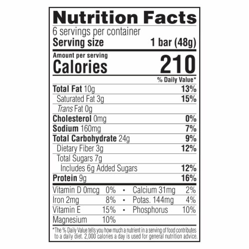 LUNA® Nutz Over Chocolate® Nutrition Bars Perspective: left