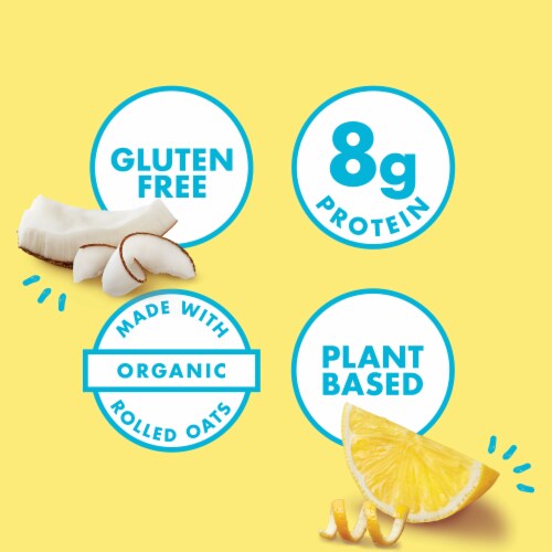 LUNA® Mash-Ups™ Lemonzest + Coconut Whole Nutrition Bars Perspective: left
