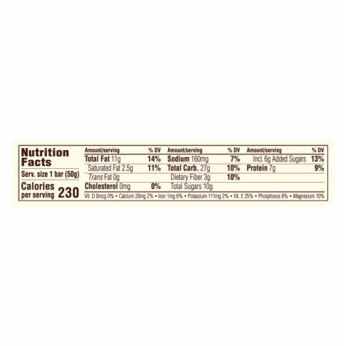 Clif Nut Butter Bar Peanut Butter Organic Filled Energy Bar Perspective: left