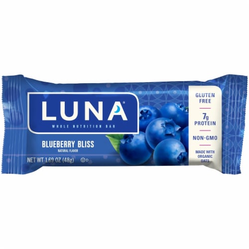 Luna® Blueberry Bliss Nutrition Bars Perspective: left