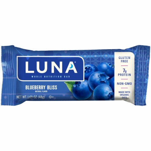 Luna® Blueberry Bliss Nutrition Bars Perspective: left