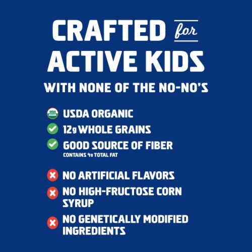 CLIF Kid Zbar® Organic Blueberry Muffin Granola Bars Perspective: left