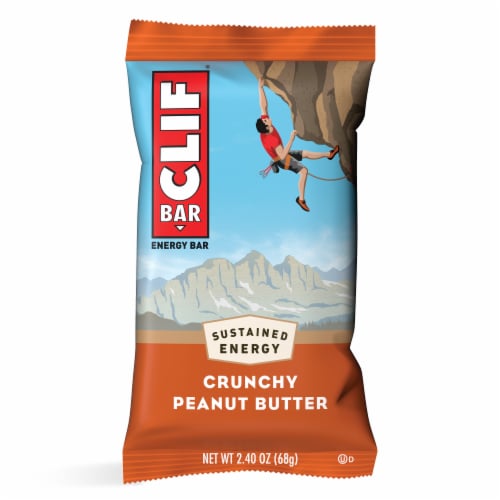 CLIF BAR® Crunchy Peanut Butter Energy Bars Perspective: left
