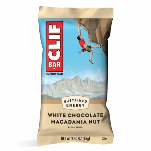 CLIF BAR® White Chocolate Macadamia Nut Energy Bars Perspective: left