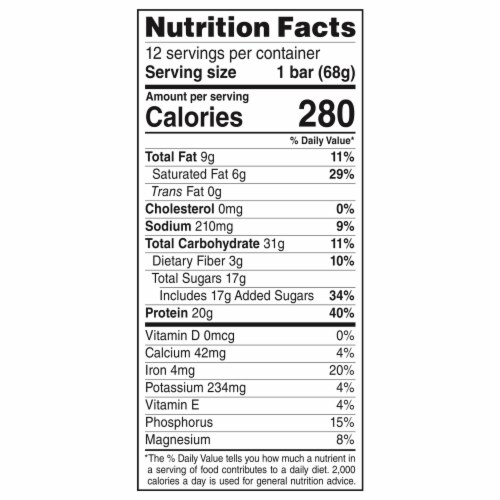 Clif Builders Chocolate Flavor Protein Bar Perspective: left